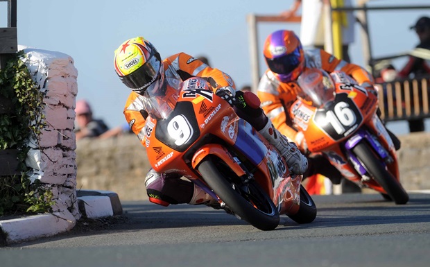 Racing at the Billown circuit